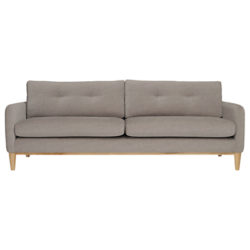 Content By Terence Conran Ashwell 4 Seater Grand Sofa, Oak Leg, Oak Silver